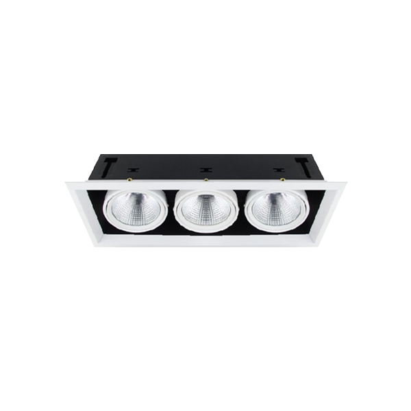 3x30W/3000K | 7200Lm / Белый / FL-LED Grille-111-3 | - Светодиодный карданный светильник FOTON LIGHTING