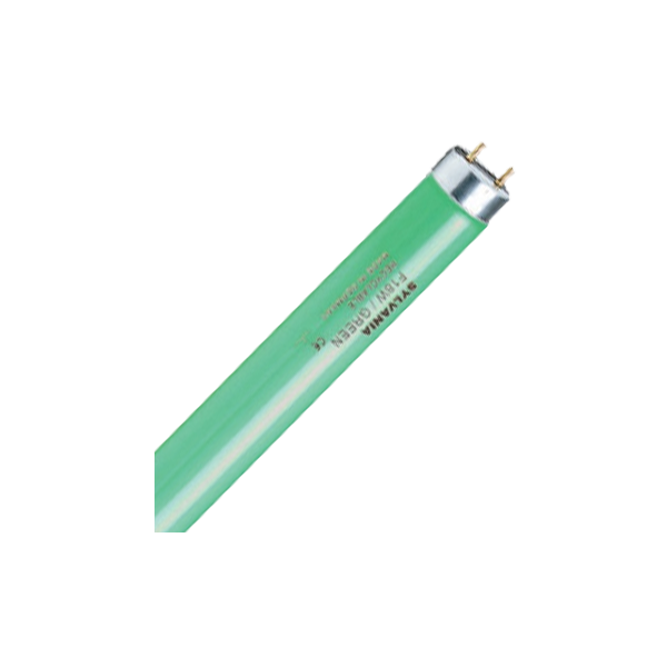 F 18W/GREEN  G13  1300Lm  d26x600mm (зеленая) - цветная люминесцентная лампа T8 SYLVANIA