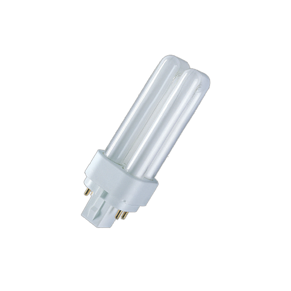 DULUX D/E 18W/830 G24q-2 (тёплый белый 3000К) - КЛЛ лампа OSRAM