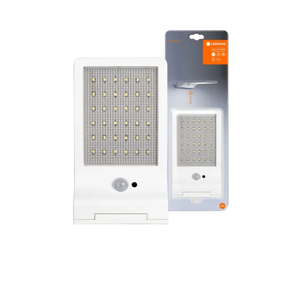 Уличный ночник | 3W/4000K IP44 (Свет/Движение) Белый 192x30x110мм | - LEDVANCE DoorLED Solar Sensor